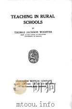 TEACHING IN RURAL SCHOOLS（1917 PDF版）
