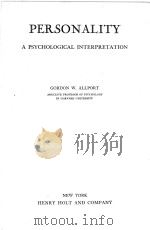 PERSONALITY:A PSYCHOLOGICAL INTERPRETATION（1947 PDF版）