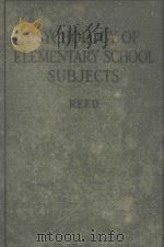 PSYCHOLOGY OF ELEMENTARY SCHOOL SUBJECTS   1927  PDF电子版封面    HOMER B.REED 