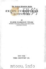 EXTRA-CURRICULAR ACTIVITIES   1926  PDF电子版封面     