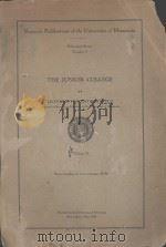 THE JUNIOR COLLEGE VOLUME Ⅱ   1924  PDF电子版封面     