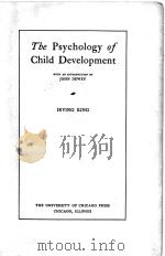 THE PSYCHOLOGY OF CHILD DEVELPMENT（1920 PDF版）