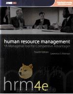 HUMAN RESOURCE MANAGEMENT  FOURTH EDITION（ PDF版）