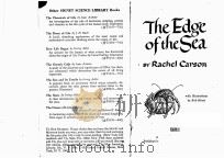 THE EDGE OF THE SEA   1955  PDF电子版封面    RACHEL CARSON 