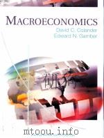 MACROECONOMICS     PDF电子版封面  0130303720  DAVID C.COLANDER  EDWARD N.GAM 