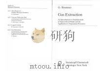 GAS EXTRACTION   1994  PDF电子版封面  3798509441  G.BRUNNER 