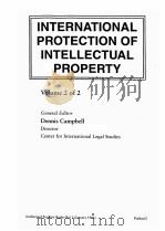 INTERNATIONAL PROTECTION OF INTELLECTUAL PROPERTY VOLUME 2 OF 2（ PDF版）