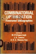 COMBINATORIAL OPTIMIZATION  Annotated Bibliographies     PDF电子版封面  0471904902   