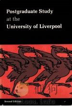 Postgraduate Study at the University of Liverpool     PDF电子版封面     