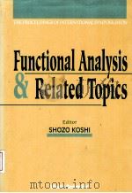Functional Analysis & Related topics     PDF电子版封面  981020731X  SHOZO KOSHI 