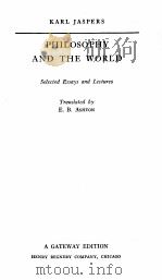 PHILOSOPHY AND THE WORLD（1963 PDF版）