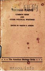 THOMAS PAINE COMMON SENSE AND OTHER POLITICAL WRITINGS（1953 PDF版）