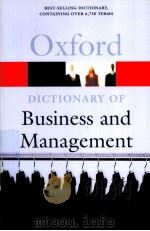 A DICTIONARY OF BUSINESS AND MANAGEMENT  FOURTH EDITION     PDF电子版封面  0192806483   