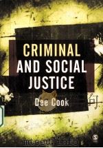CRIMINAL AND SOCIAL JUSTICE（ PDF版）