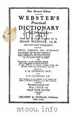 NEW REVISED EDITION WEBSTER‘S PRACTICAL DICTIONARY   1935  PDF电子版封面     