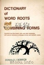 DICTIONARY OF WORD ROOTS AND COMBINING FORMS（1971 PDF版）