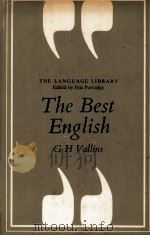 THE BEST ENGLISH   1960  PDF电子版封面    G.H.VALLINS 