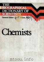 THE BIOGRARHICAL DICTIONGARY OF SCIENTISTS  CHEMISTS（ PDF版）
