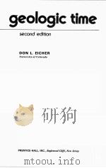 geologic time  second edition     PDF电子版封面  0133524922  DON L.EICHER 