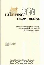 LABORING BELOW THE LINE     PDF电子版封面    FRANK MUNGER著 