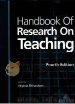 Handbook of research on teaching   4th ed.     PDF电子版封面  0935302263   