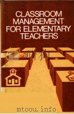 Classroom management for elementary teachers     PDF电子版封面  013136135X  Carolyn M. Evertson ... [et al 