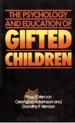 The psychology and education of gifted children     PDF电子版封面     