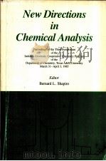 New Directions in Chemical Analysis（ PDF版）