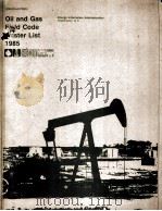 Oil and Gas Field Code Master List 1985     PDF电子版封面     