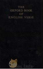 THE OXFORD BOOK OF GNGLISH VERSE 1250-1918 NEW EDITION（1940 PDF版）