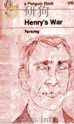 HENRY‘S WAR   1962  PDF电子版封面    JEREMY BROOKS 