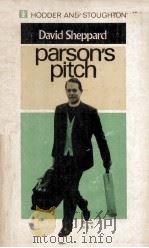 PARSON‘S PITCH   1966  PDF电子版封面     