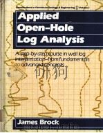 Applied Open-Hole Log Analysis  Contributions in Petroleum Geology & Engineering Volume 2     PDF电子版封面  0872016382  James Brock 