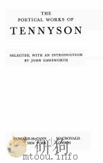 THE POETICAL WORKS OF TENNYSON   1951  PDF电子版封面    TENNYSON 