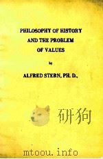 PHILOSOPHY OF HISTORY AND THE PROBLEM OF VALUES（1962 PDF版）