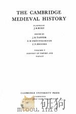 THE CAMBRIDGE MEKIEVAL HISTORY VOL. V CONTEST OF EMPIRE AND PAPADY   1979  PDF电子版封面    J. B. BURY 