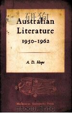 AUSTRALIAN LITERATURE 1950-1962（1963 PDF版）