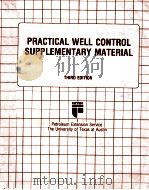 PRACTICAL WELL CONTROL SUPPLEMENTARY MATERIAL  THIRD EDITION     PDF电子版封面     