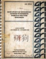 DEVELOPMENT OF MICROSEISMIC METHODS TO  DETERMINE HYDRAULIC FRACTURE DIMNSIONS  ANNUAL REPORT (DECEM（ PDF版）