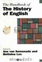 The Handbook of the History of English（ PDF版）