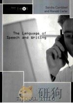 the language of speech and writing P129     PDF电子版封面     