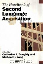 The Handbook Of Second Language Acquisition（ PDF版）