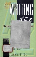 WRITING FROM A TO Z  The Easy-to-Use Reference Handbook  Fourth Edition（ PDF版）