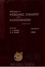 ADVANCES IN INORGANIC CHEMISTRY AND RADIOCHEMISTRY VOL.5（1963 PDF版）