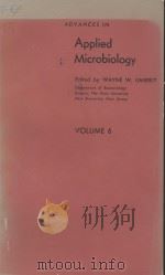 ADVANCES IN APPLIED MICROBIOLOGY VOLUME 6（1964 PDF版）