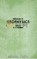 ADVANCES IN GEOPHYSICS VOL.8（1961 PDF版）