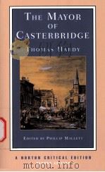 THE MAYOR OF CASTERBRIDGE AN AUTHORITATIVE TEXT BACKGROUNDS AND CONTEXTS CRITICISM  SECOND EDITION（ PDF版）