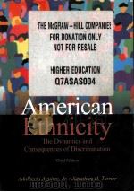 American Ethnicity  The Dynamics and Consequences of Discrimination  THIRD EDITION     PDF电子版封面  0072319917  Adalberto Aguirre  Jonathan H. 