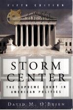 STORM CENTER  The Supreme Court in American Politics  FIFTH EDITION     PDF电子版封面  0393974928  DAVID M.O'BRIEN 
