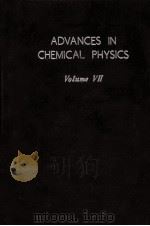 ADVANCES IN CHEMICAL PHYSICS VOLUME Ⅶ THE STRUCTURE AND PROPERTIES OF BIOMOLECULES AND BIOLOGICAL SY（1964 PDF版）